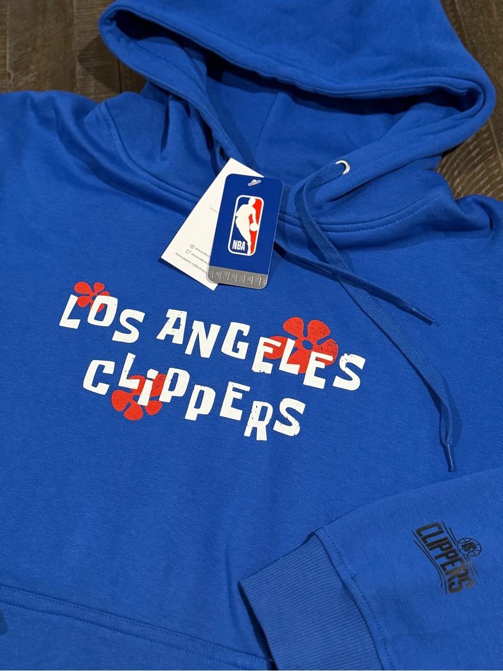 Peace Collective LA Clippers NBA Hoodie Blue NWT Men’s Medium